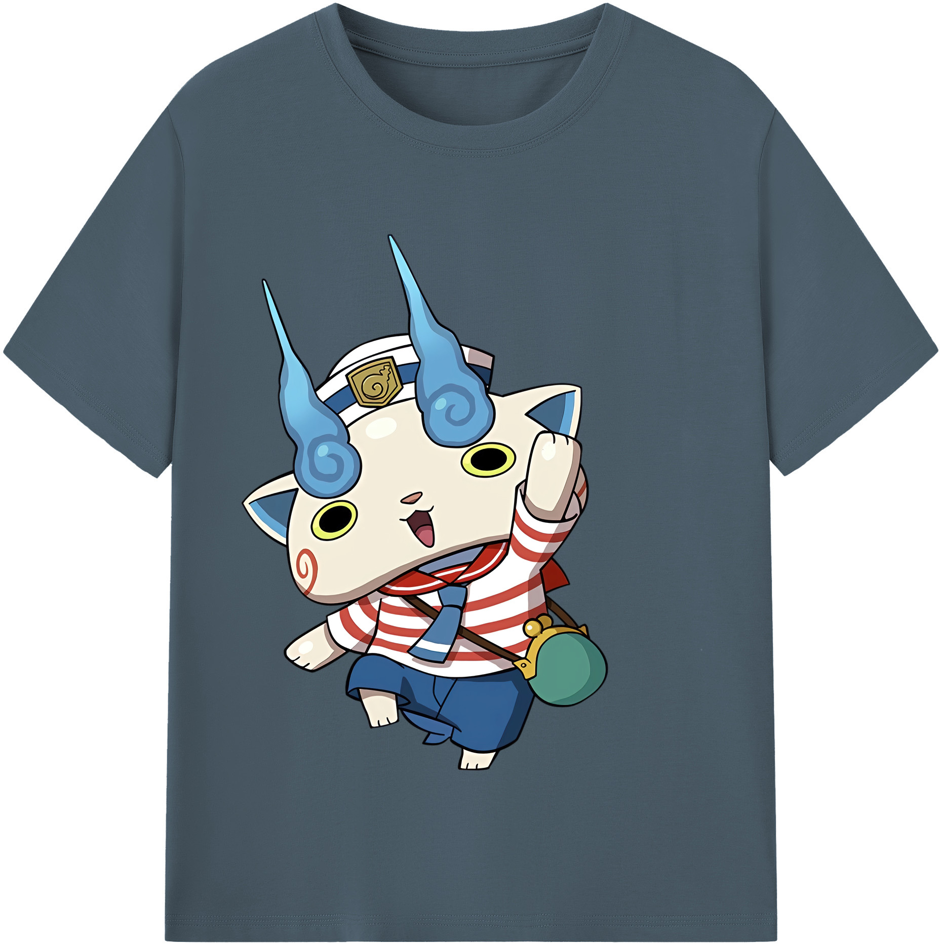 （画像用） 妖怪ウォッチ Yo-kai Watch 綿100％半袖Tシャツ（フロントプリント）